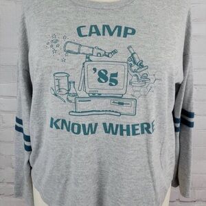 Stranger things gray new with tags xl sweater camp know where #camp
